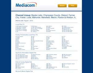 Mediacom tv guide moline il - Mediacom Moline. User reports indicate no current problems at Mediacom. Mediacom is a cable provider that offers television, broadband internet and phone service to individuals and businesses. Mediacom offers service in 22 states. I have a problem with Mediacom. 